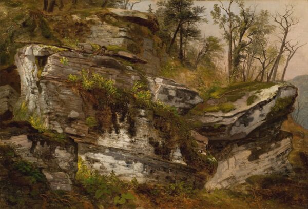 Rocky Cliff, 1860 – Asher Brown Durand Asher Brown Durand