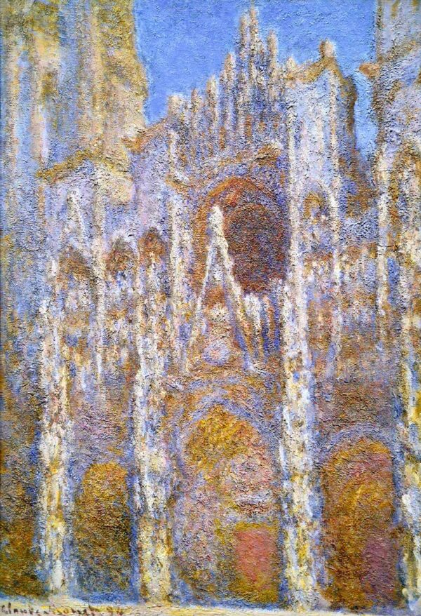 La Cathédrale de Rouen, effet de soleil (W1356) – Claude Monet Claude Monet 70x105