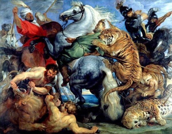 La Chasse au tigre – Peter Paul Rubens Peter Paul Rubens 85x75