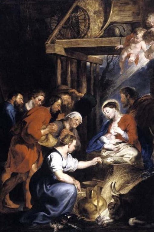 Adoration des bergers – Peter Paul Rubens Peter Paul Rubens 70x105