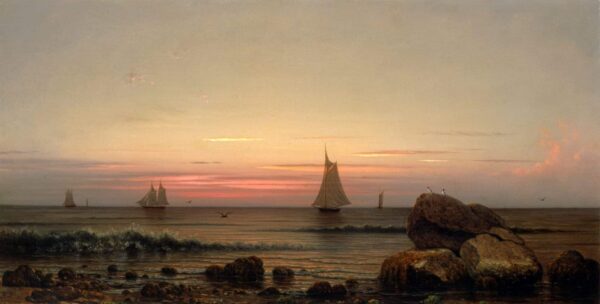 Naviguer au large de la côte – Martin Johnson Heade Martin Johnson Heade 140x70