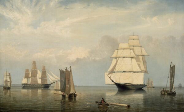 Le port de Salem, 1853 – Fitz Henry Lane Fitz Henry Lane 105x70