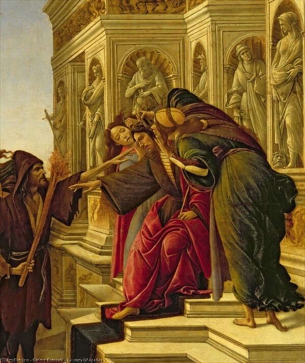 Calomnie d’Apelles, 1497-98 (détail de 209275) – Sandro Botticelli Sandro Botticelli 70x85