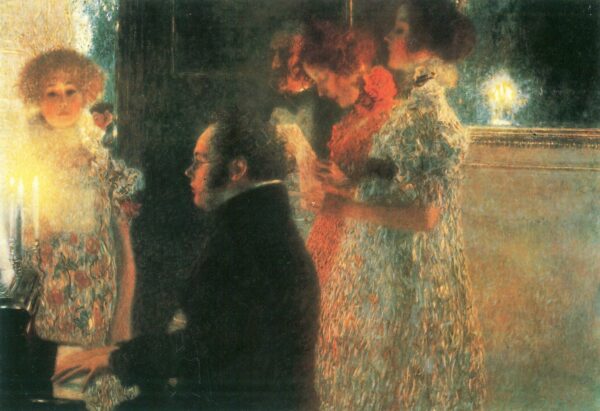 Schubert au piano ii – Gustav Klimt Gustav Klimt 105x70