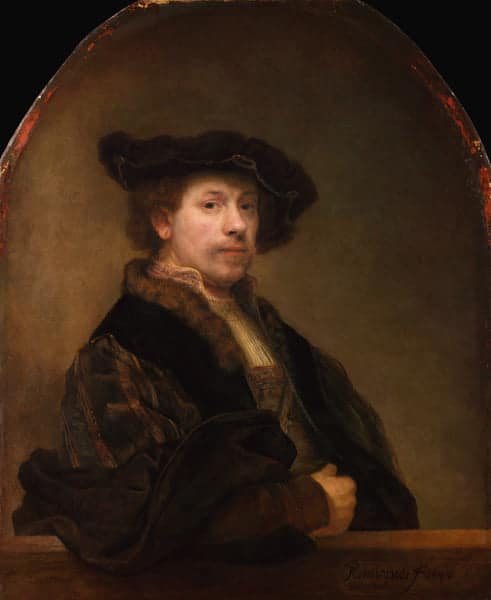 Rembrandt Autoportrait Londres – Rembrandt van Rijn Rembrandt van Rijn 70x85