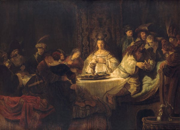 Samson, au panneau de mariage – Rembrandt van Rijn Rembrandt van Rijn 105x70