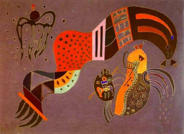 L’Élan tempéré – Vassily Kandinsky Vassily Kandinsky 105x70