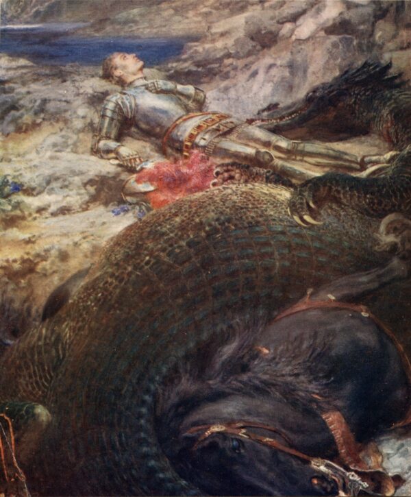 Saint Georges et le Dragon – Briton Rivière Briton Rivière 70x85