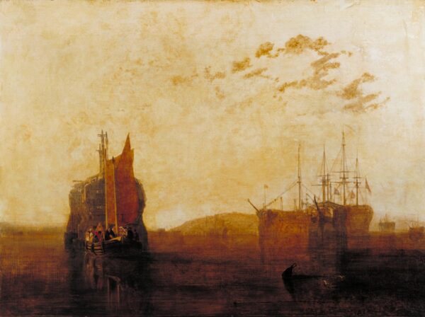 Hulks sur le Tamar – William Turner William Turner 85x75