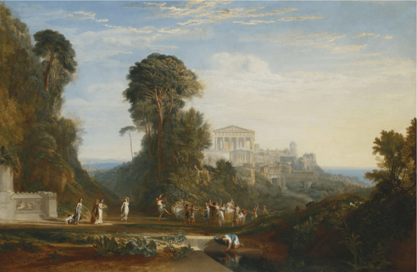 Le Temple de Jupiter Prometheus restauré – William Turner William Turner