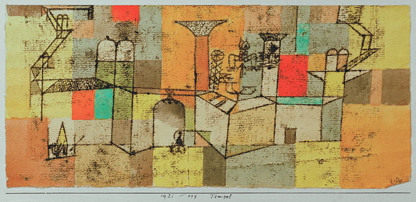 Temple, 1921.119 – Paul Klee Paul Klee 140x70