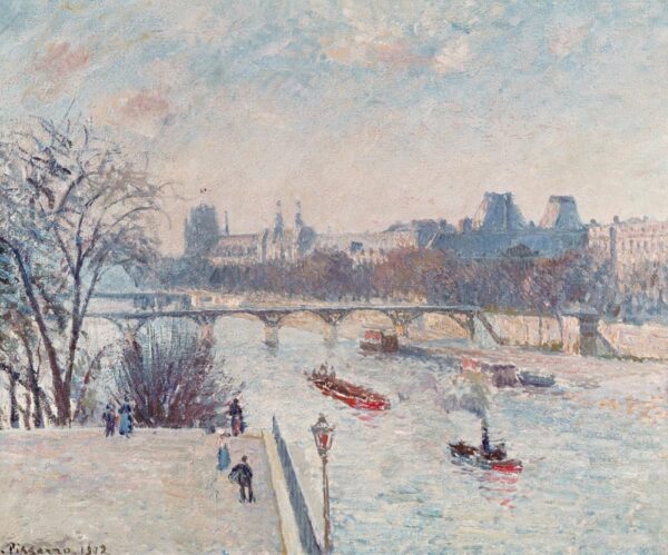 Le Louvre – Camille Pissarro Camille Pissarro 85x75