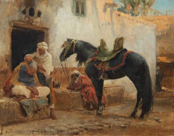 Le barbier de Biskra – Frederick Arthur Bridgman Frederick Arthur Bridgman