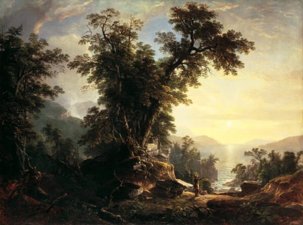 Les vêpres de l’Indien, 1847 – Asher Brown Durand Asher Brown Durand