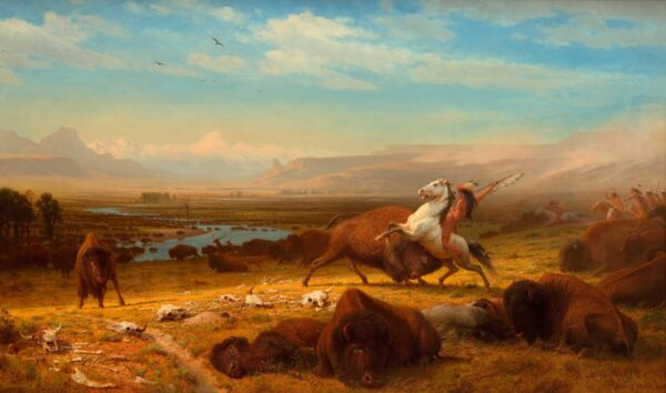 Le dernier des bisons – Albert Bierstadt Albert Bierstadt 120x70