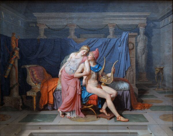 Les amours de Paris et d’Hélène – Jacques-Louis David Jacques-Louis David 105x70