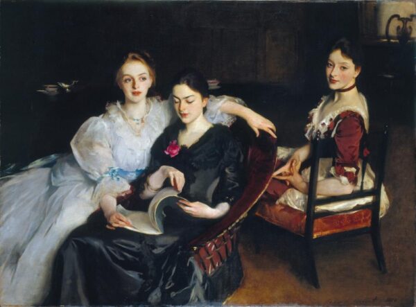 Les Mademoiselles Vickers – John Singer Sargent John Singer Sargent 105x70