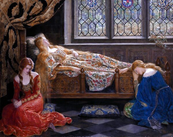 La Belle au bois dormant de John Collier John Collier 85x75