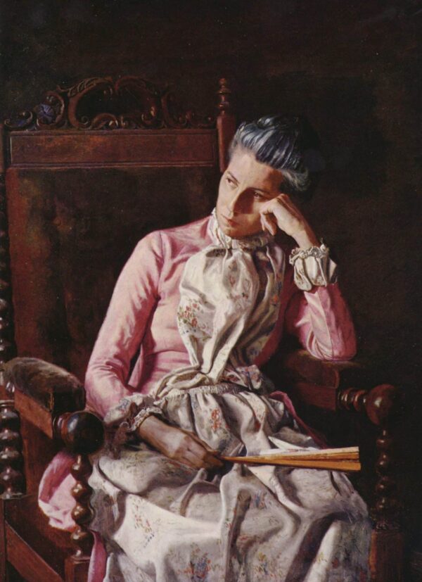 Portrait d’Amelia van Buren – Thomas Eakins Thomas Eakins 70x105