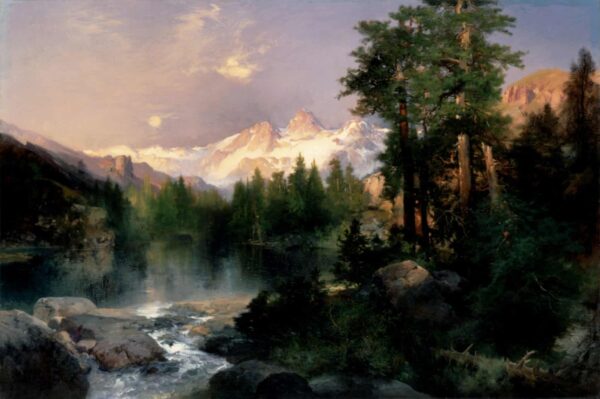 Les trois tetons – Thomas Moran Thomas Moran