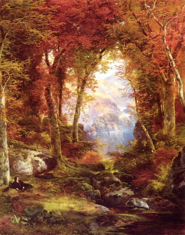 Sous les arbres – Thomas Moran Thomas Moran