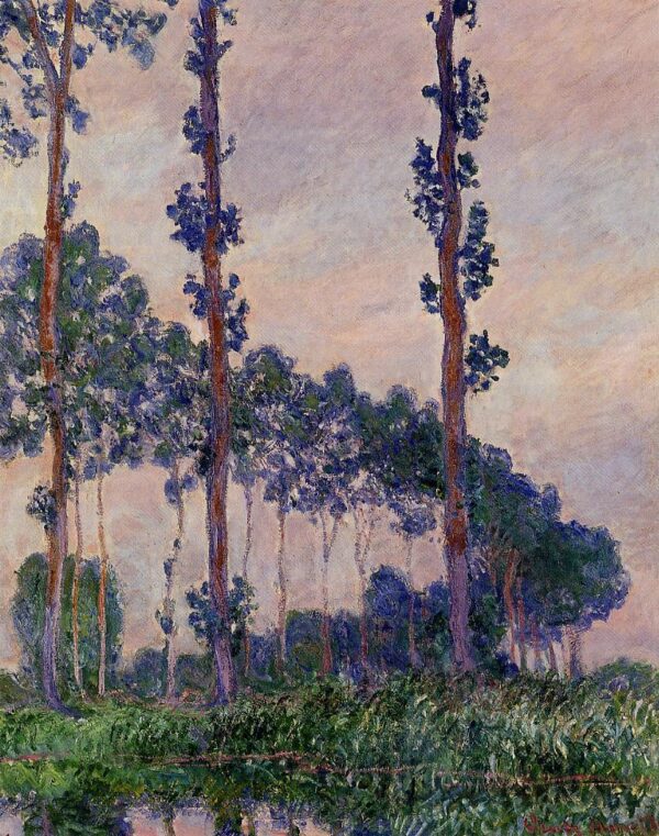 Les Trois Arbres, temps gris – Claude Monet Claude Monet 70x85