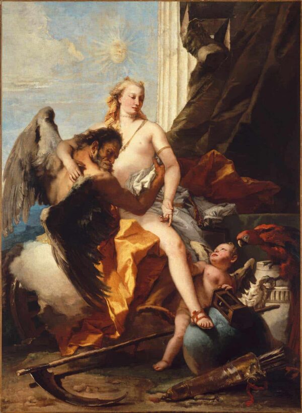 La Vérité dévoilée par le Temps, 1743 – Giambattista Tiepolo Giambattista Tiepolo 70x105