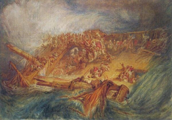 La perte d’un marin des Indes orientales – William Turner William Turner