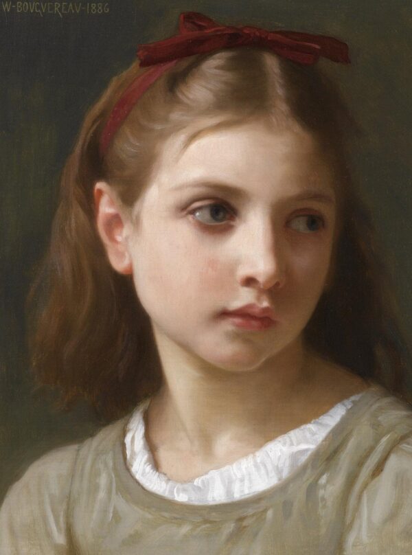 Une petite fille – William Bouguereau William Bouguereau 70x85