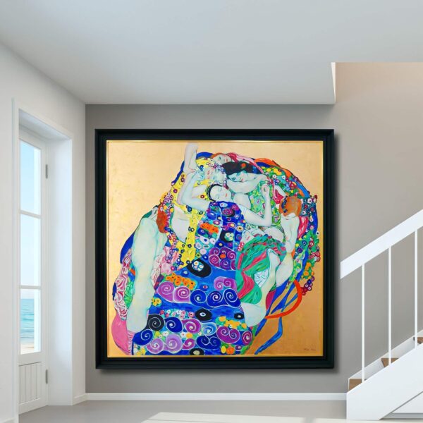 Les Vierges (Gustav Klimt) – Reproduction en stock – 200 x 200 cm Gustav Klimt Blanc 3