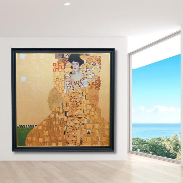 Portrait d’Adele Bloch-Bauer (Gustav Klimt) – Reproduction en stock – 200 x 200 cm Gustav Klimt Galerie d'art 4