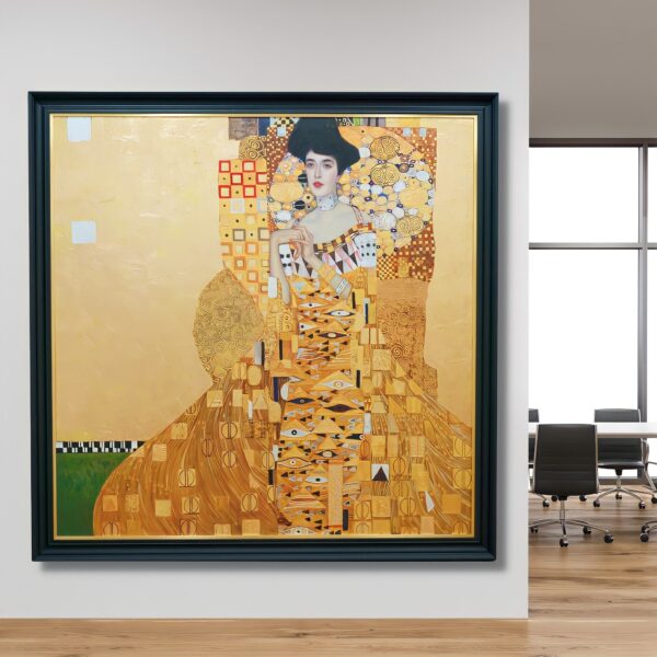 Portrait d’Adele Bloch-Bauer (Gustav Klimt) – Reproduction en stock – 200 x 200 cm Gustav Klimt Galerie d'art 3