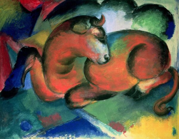 Le taureau rouge – Franz Marc Franz Marc 85x75