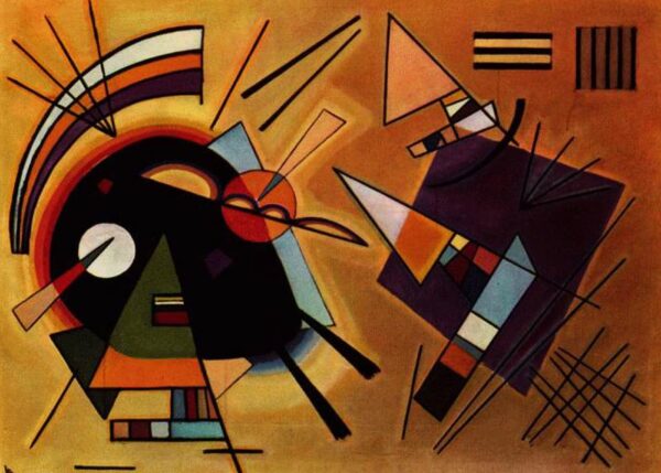 Noir et Violet – Vassily Kandinsky Vassily Kandinsky 105x70