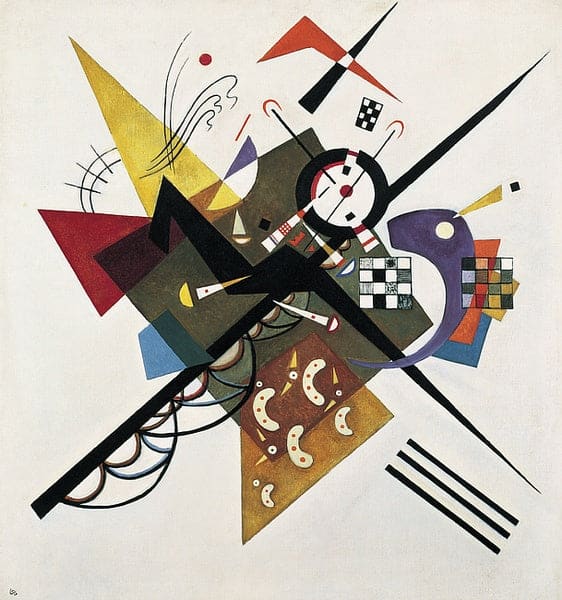 Sur blanc II – Vassily Kandinsky Vassily Kandinsky 70x70