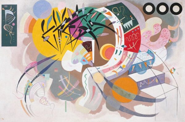 Courbe dominante – Vassily Kandinsky Vassily Kandinsky 105x70