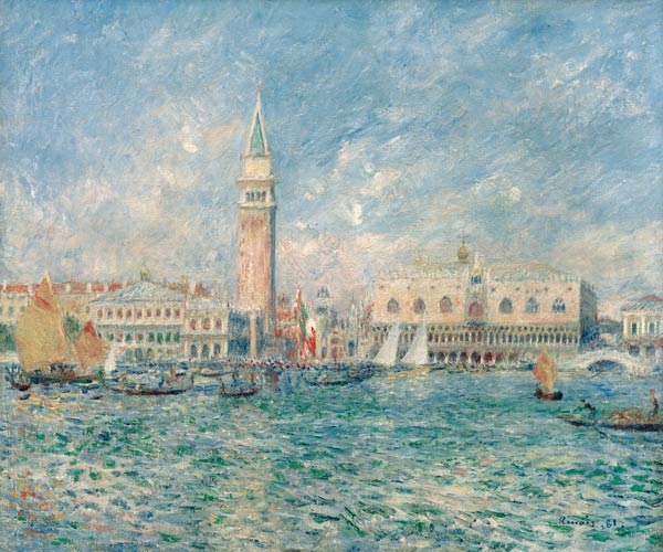 Venise (le palais des Doges) – Pierre-Auguste Renoir Pierre-Auguste Renoir 85x75