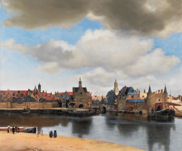 Vue de Delft – Johannes Vermeer Johannes Vermeer 85x75