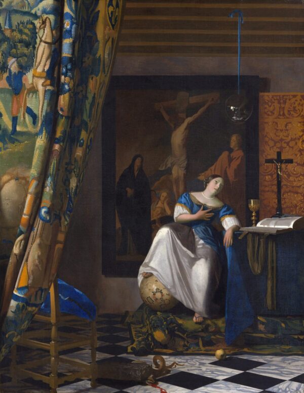 L’Allégorie de la Foi – Johannes Vermeer Johannes Vermeer 70x85