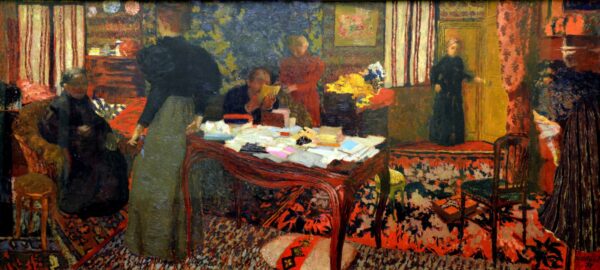 Grand intérieur aux six personnages Kunsthaus, Zurich – Édouard Vuillard Édouard Vuillard 160x70