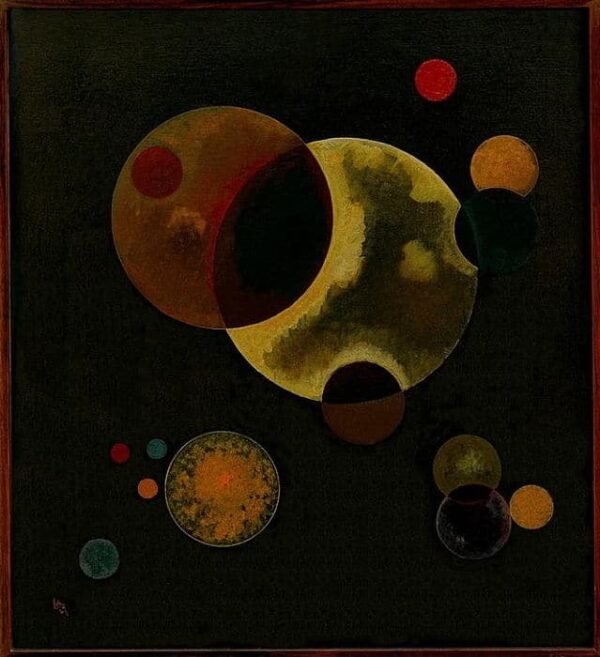 Cercles lourds – Vassily Kandinsky Vassily Kandinsky 70x70