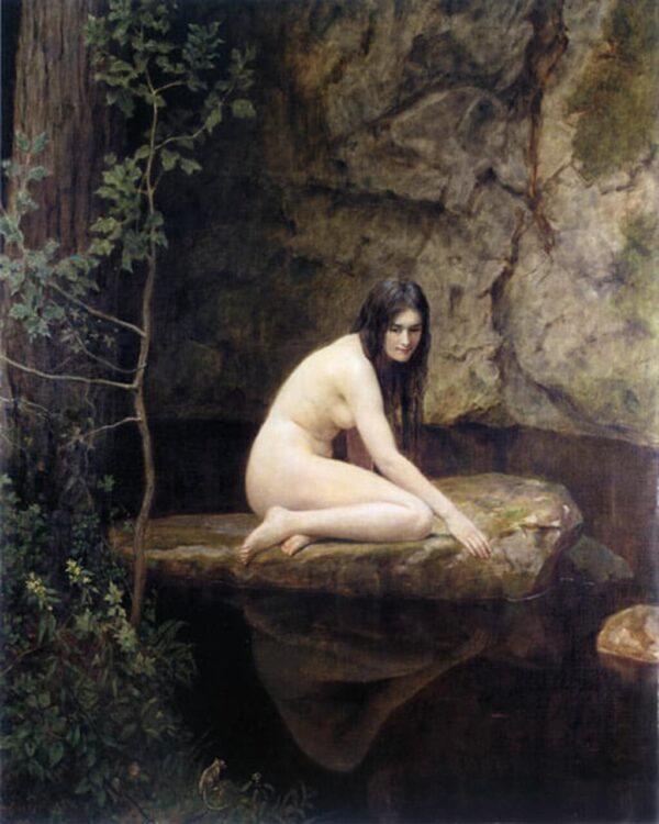 La nymphe d’eau de John Collier John Collier 70x85