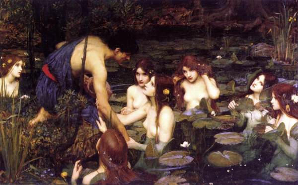 Hylas et les Nymphes – John William Waterhouse John William Waterhouse 105x70