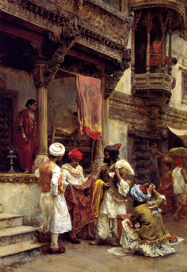 Les marchands de soie – Edwin Lord Weeks Edwin Lord Weeks 70x105