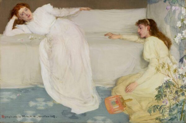 Symphonie en blanc, n° 3 – James Abbott McNeill Whistler James Abbott McNeill Whistler 105x70