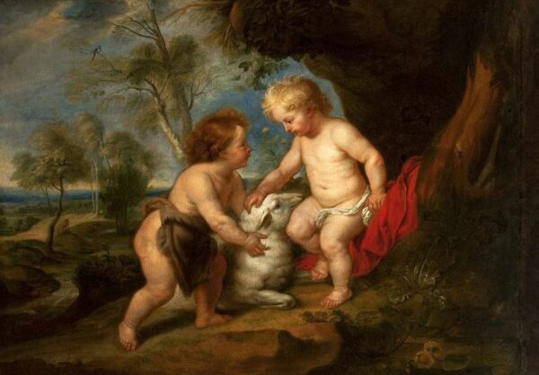 L’Enfant Jésus et saint Jean-Baptise enfant – Peter Paul Rubens Peter Paul Rubens 105x70