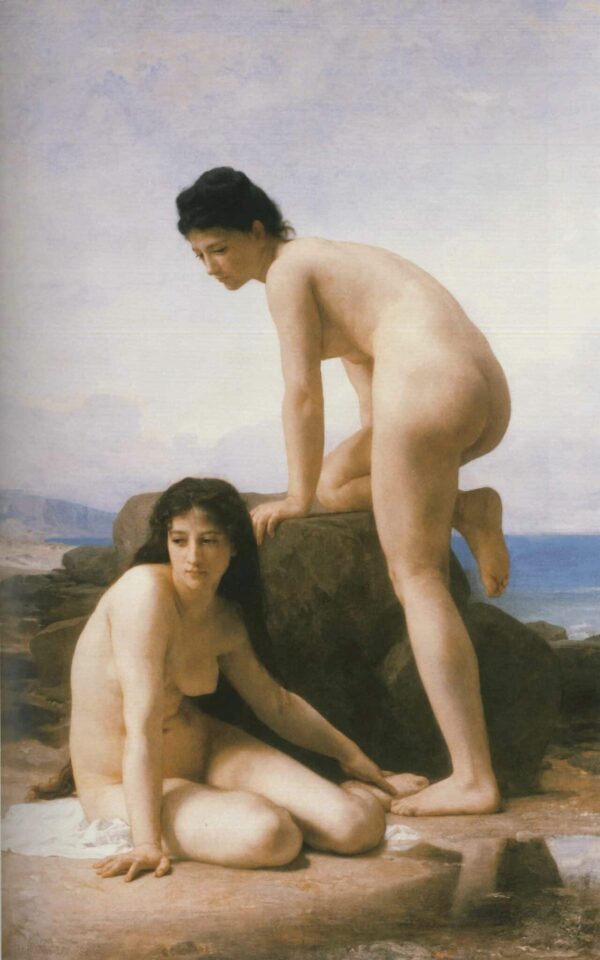 Les deux baigneuses – William Bouguereau William Bouguereau 70x105