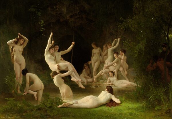 Le Nymphaeum – William Bouguereau William Bouguereau 105x70