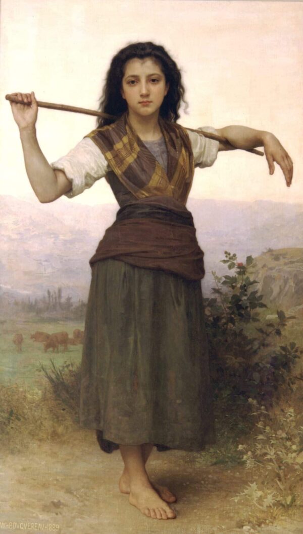 Pastourelle – William Bouguereau William Bouguereau 70x120