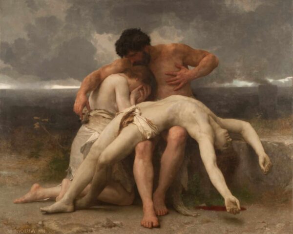 Premier Deuil – William Bouguereau William Bouguereau 85x75